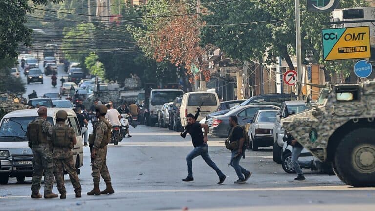 اشتباكات بيروت watanserb.com