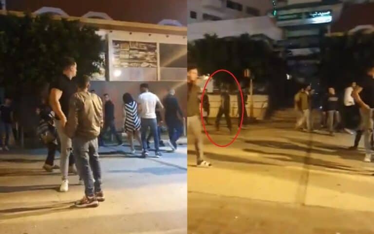 فيديو يوثّق تحرش شاب بفتاة في طنجة بالمغرب أمام الناس! تحرش شاب بفتاة في طنجة في المغرب امام الناس watanserb.com