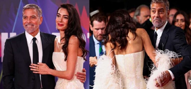 جورج كلوني ينقذ زوجته بعد موقف مُحرج watanserb.com