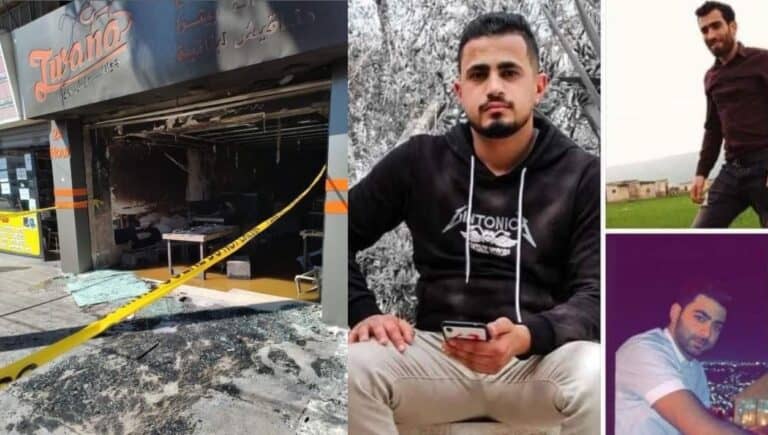 حريق مطعم جوانا في قرب الجامعة الأردنية watanserb.com