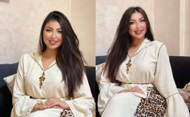 دنيا بطمة بأزياء من التراث المغربي watanserb.com