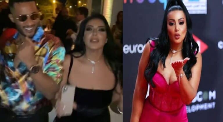 رقص سمية الخشاب مع محمد رمضان يثير الجدل (فيديو) سمية الخشاب ترقص مع محمد رمضان في الجونة وتثير الجدل watanserb.com