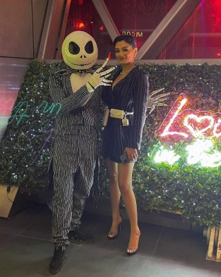 شوق الهادي احتفلت بعيد الهالوين