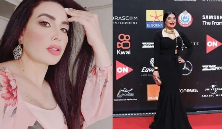 عبير صبري تراقص زوجها في الجونة watanserb.com