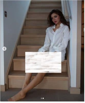 مايا رعيدي بملابس فاضحة