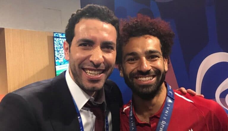 الكابتن محمد أبو تريكة و محمد صلاح watanserb.com