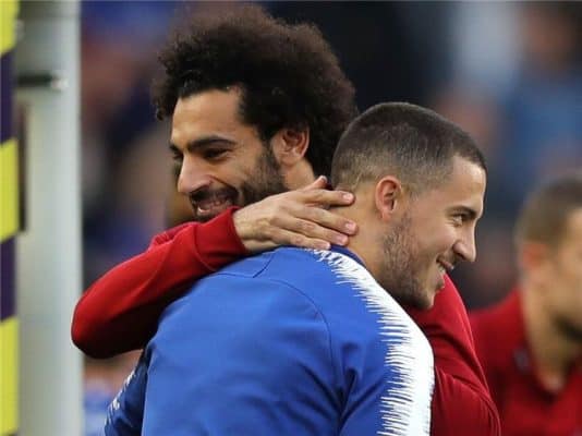 هازارد والصفية التبادلية مع محمد صلاح في حال فشل الأخير في تجديد عقده مع ليفربول watanserb.com