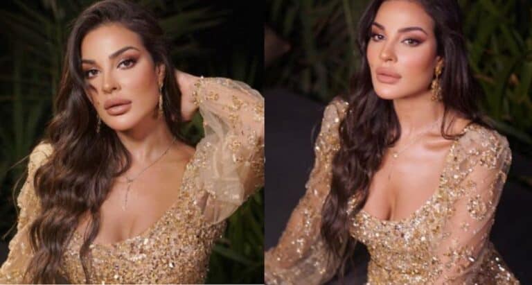 إطلالة نادين نجيم في مهرجان الجونة watanserb.com