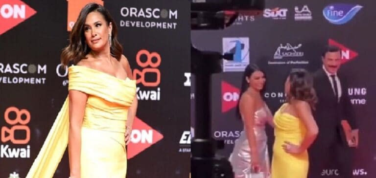 هند صبري تلتقي خطيبها السابق باسل خياط وزوجته watanserb.com