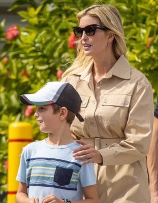 إيفانكا ترامب وابنها 