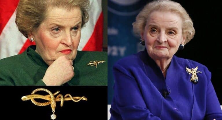 معلومات صادمة عن اكسسوارات مادلين أولبرايت.. وصفها صدام حسين بـ”الحية الغادرة” فردت عليه بهذا الدبوس! معلومات صادمة عن اكسسوارات مادلين أولبرايت watanserb.com