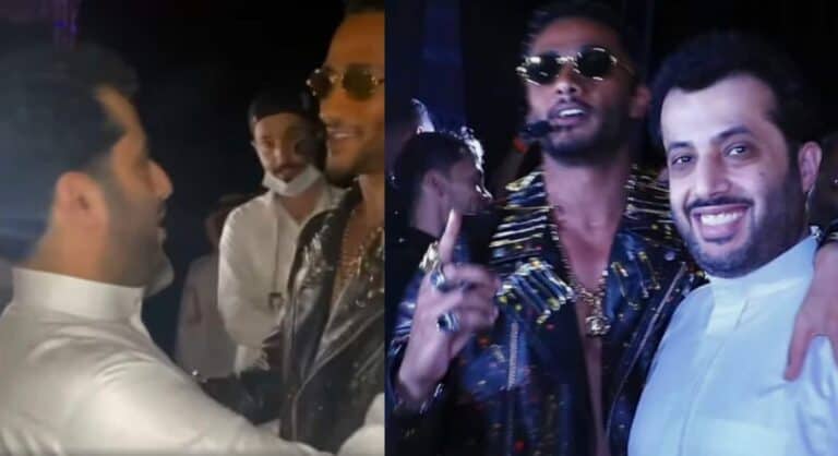 محمد رمضان و تركي آل الشيخ في موسم الرياض watanserb.com