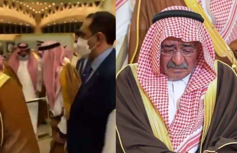 “يمشي بصعوبة” .. الأمير مقرن بن عبدالعزيز يعود الى السعودية (فيديو) الأمير مقرن بن عبدالعزيز يعود الى السعودية بعد اجراء عملية جراحية في الخارج watanserb.com