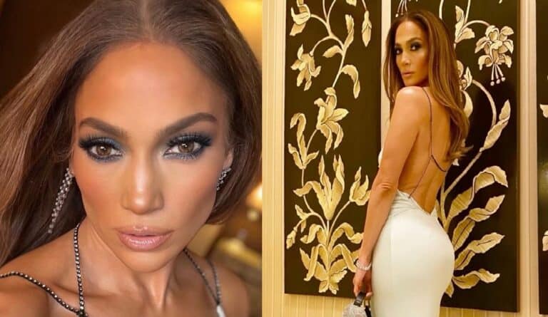 جينيفر لوبيز تقوم بتمرين قرفصاء السومو watanserb.com