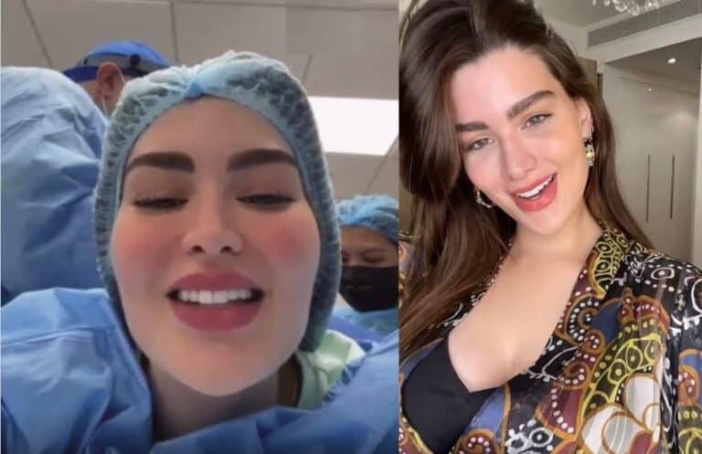 روان بن حسين في عملية شفط دهون watanserb.com