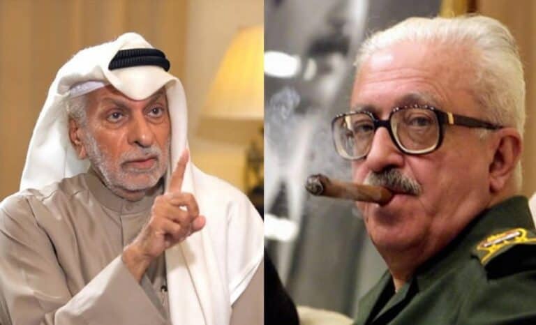 عبدالله النفيسي يقول إن بريطانيا كانت تفكر في استبدال صدام حسين بطارق عزيز watanserb.com