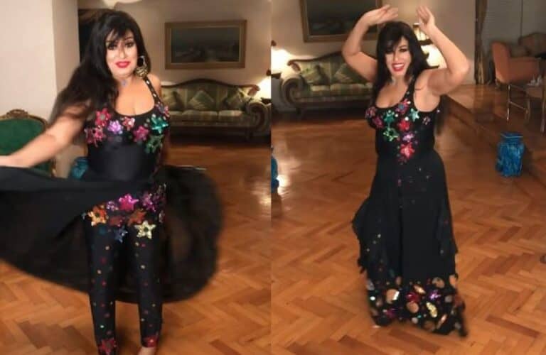 صورة جريئة لفيفي عبده تغطي منتصف جسدها فقط ورسالة حب لفنان كويتي watanserb.com