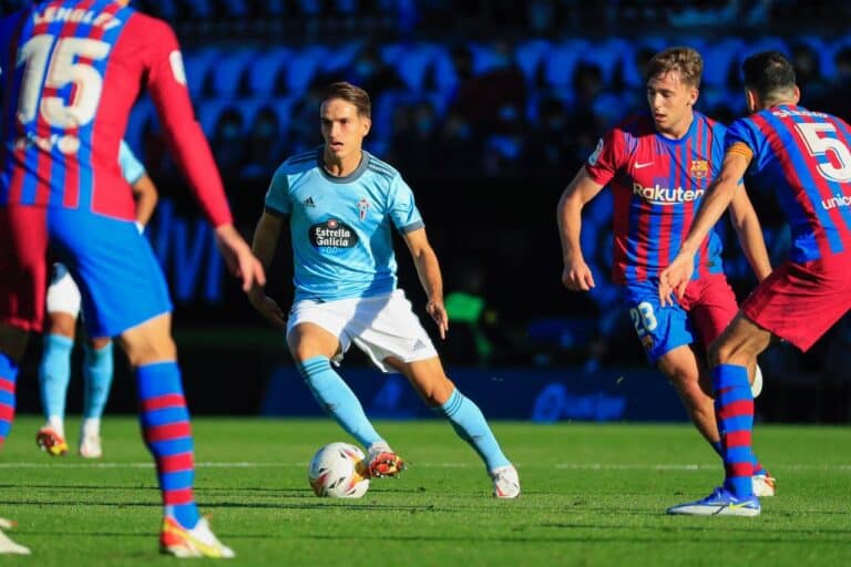 برشلونة يسقط في فخ التعادل المثير أمام سيلتا فيغو بالوقت القاتل (فيديو) برشلونة يتعثر بالتعادل المثير أمام سيلتا فيغو في الدوري الإسباني watanserb.com