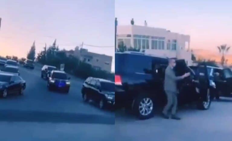 فيديو موكب بشر الخصاونة يثير جدلاً في الأردن: “بزيارة الملك ما شفنا هالسيارات”! موكب رئيس الوزراء الأردني بشر الخصاونة يثير الجدل في الأردن watanserb.com