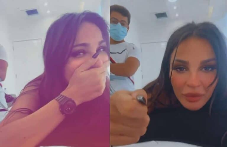 نادين نجيم في جلسة شد المؤخرة watanserb.com