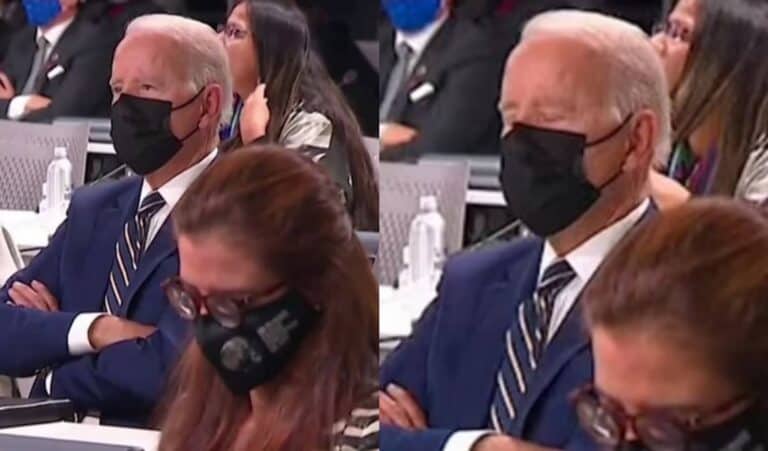 غفوة بايدن في قمة المناخ تثير التساؤلات عن صحته watanserb.com