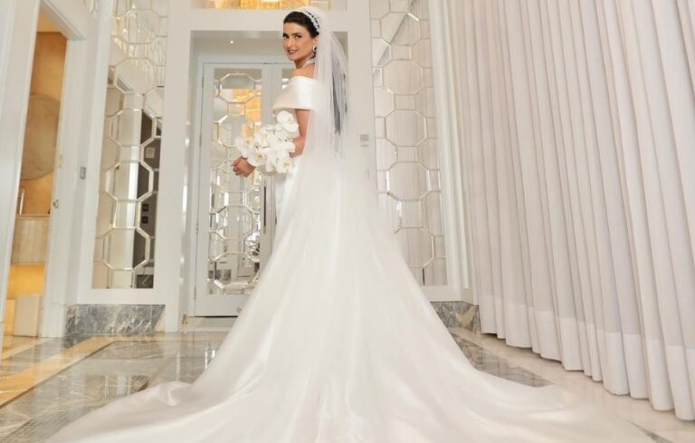 علا الفارس ببدلة الزفاف وتكشف هوية عريسها (صورة) عريس علا الفارس watanserb.com