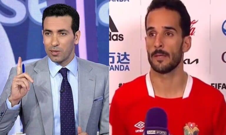 قائد المنتخب الأردني يتضامن مع أبو تريكة watanserb.com