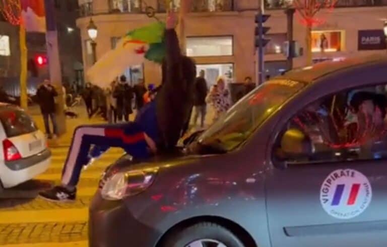 مارين لوبان توعدت الجالية الجزائرية في فرنسا بعد احتفالهم بالفوز على المغرب watanserb.com