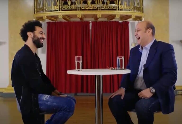 محمد صلاح و عمرو أديب watanserb.com