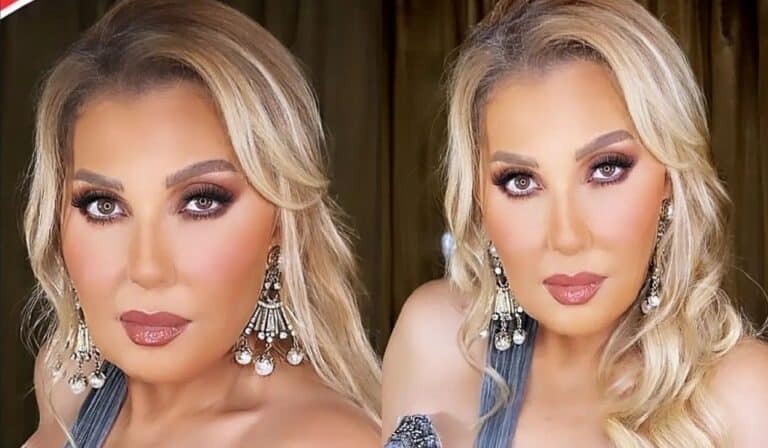 نادية الجندي تثير الجدل بحركاتها وملابسها أمام سيارة قديمة watanserb.com