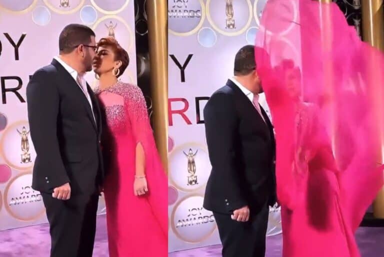 “ساخنة وجريئة” .. قبلة أصالة لزوجها في حفل JoyAwards تثير ضجة كبيرة! (فيديو) أصالة تقبل زوجها في حفل جوائز JoyAwards watanserb.com