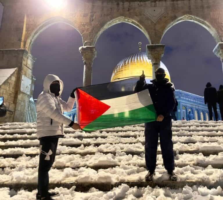 الثلج في القدس watanserb.com