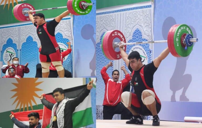 الرباع الفلسطيني محمد حمادة يتوج في بطولة العربية لرفع الأثقال بالعراق watanserb.com