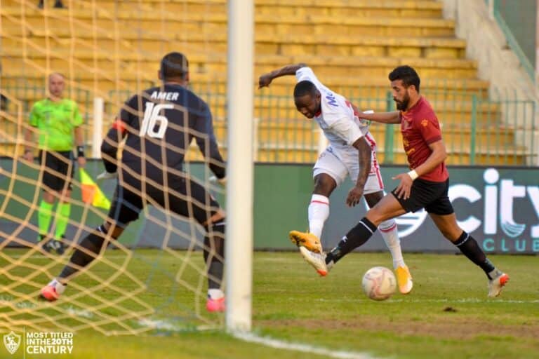 مباراة الزمالك وسيراميكا كليو باترا في كأس الرابطة المصرية watanserb.com