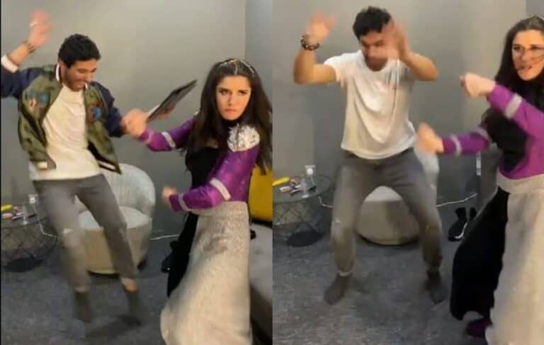 وصلة رقص هستيرية جديدة لحسن الرداد وغادة عادل في السعودية مع نجم ثالث watanserb.com