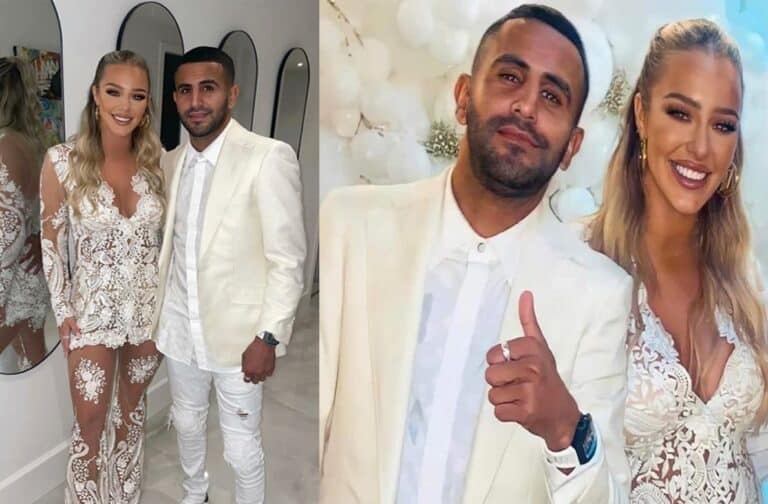 تايلور وارد وثمن خاتم زفافها المقدم من زوجها رياض محرز watanserb.com