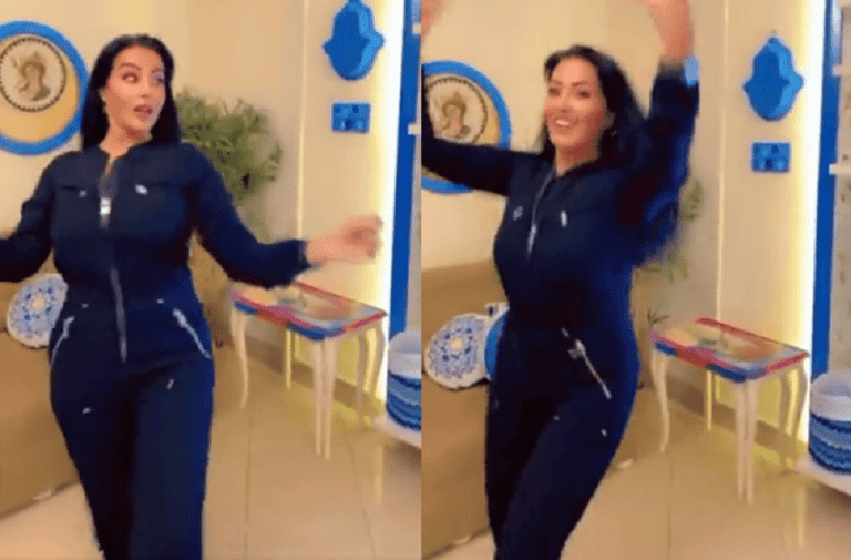 سمية الخشاب تؤدي وصلة رقص بطريقة هستيرية مرتدية "جمبسوت" من أجل حالة متابعيها النفسية watanserb.com
