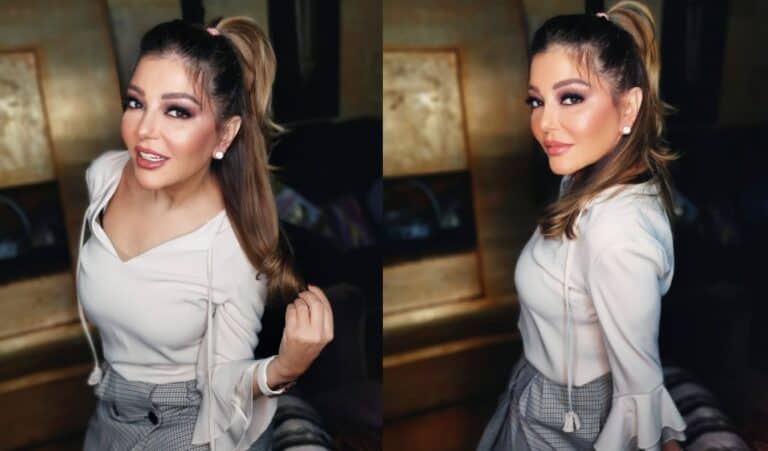 بتنورة كشفت ساقيها .. سميرة سعيد تحتفل يإتمامها عامها الـ64 سميرة سعيد تحتفل بإتمام عامها الـ64 watanserb.com