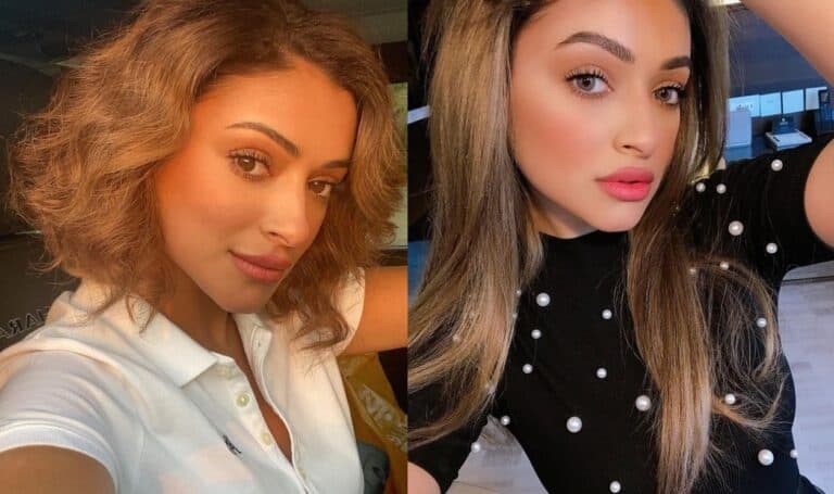 شوق الهادي تثير الجدل بروب الاستحمام وقصة شعرها watanserb.com