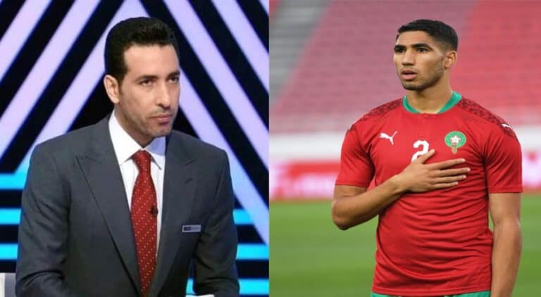 أبو تريكة والإشادة بالنجم المغربي أشرف حكيمي watanserb.com