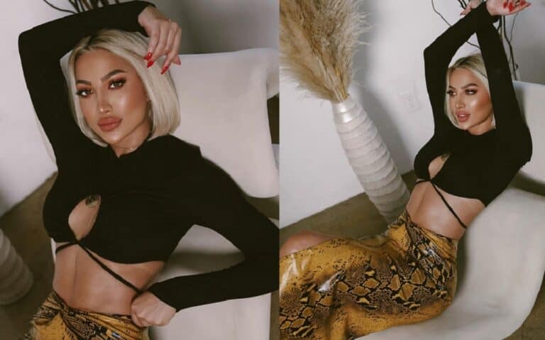 مودل روز بحركات وملابس مثيرة في أحدث جلسة تصوير (شاهد) watanserb.com