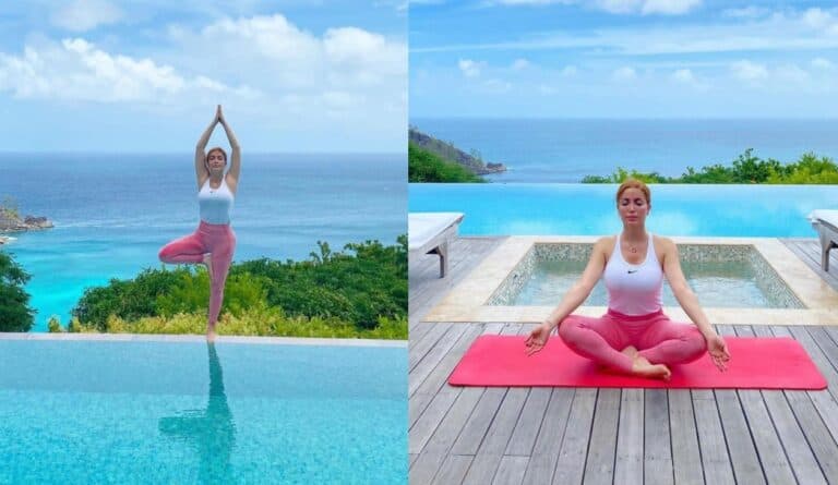 نسرين طافش تشارك تجربتها مع التأمل watanserb.com