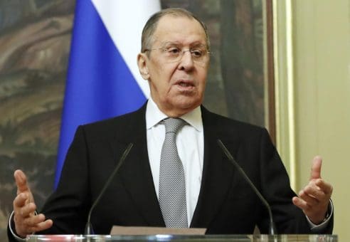 وزير الخارجية الروسي سيرجي لافروف