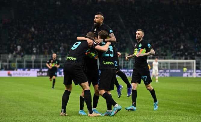 مباراة إنتر ميلان وروما في منافسات كأس إيطاليا watanserb.com