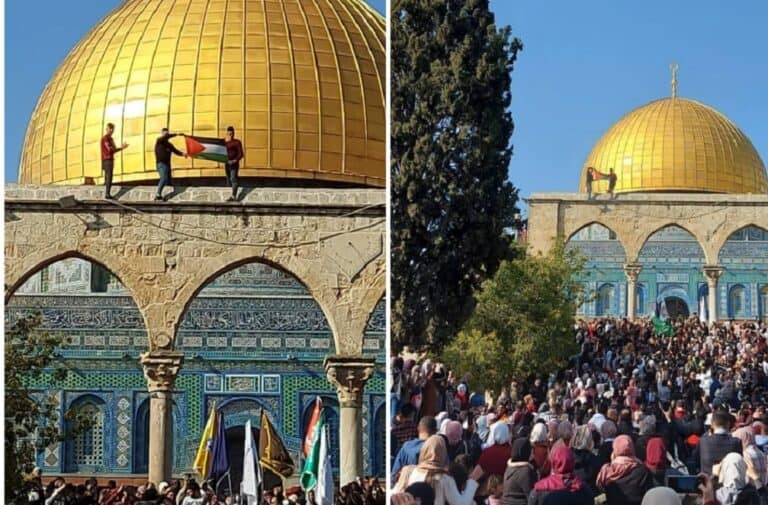 ) القدس في ذكرى الإسراء والمعراج.. تهجد وصلاة في الأقصى ونار على الفلسطينيين خارجه watanserb.com