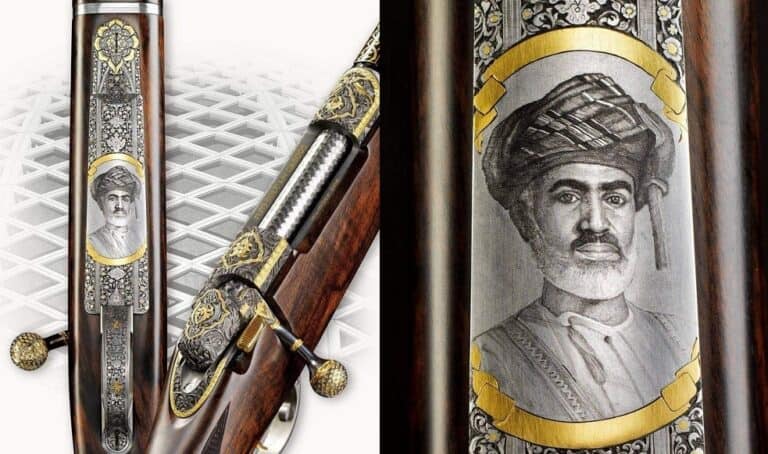 بندقية السلطان قابوس بن سعيد watanserb.com