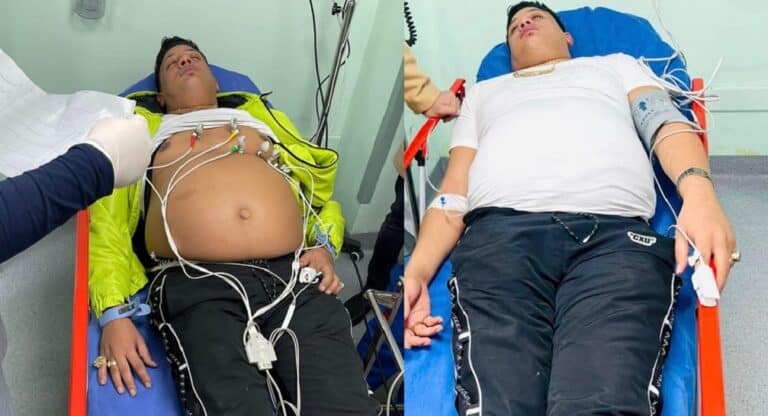 لحظة انهيار مغني المهرجانات "حمو بيكا" على الهواء مباشرة ونقله إلى المستشفى watanserb.com