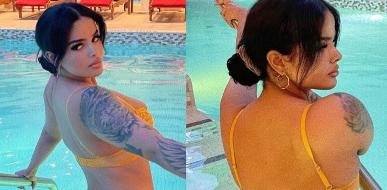 رهف القنون شبه عارية في أحدث صورها ومؤخرتها لا يغطيها شيء watanserb.com