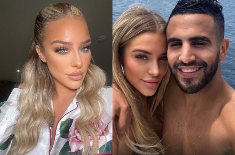 زوجة رياض محرز تستعرض حملها watanserb.com