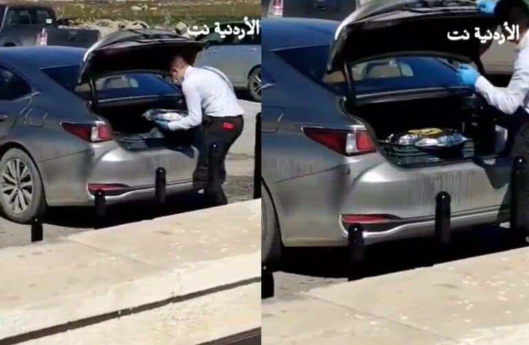 سدر منسف في سيارة نائب أردني watanserb.com